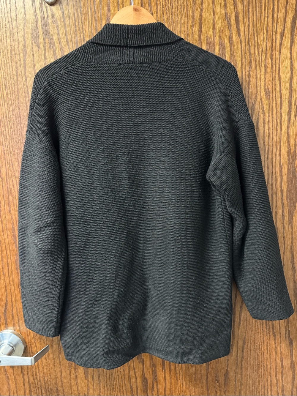 Kerisma Black Ribbed Cardigan - Picture 3 of 4